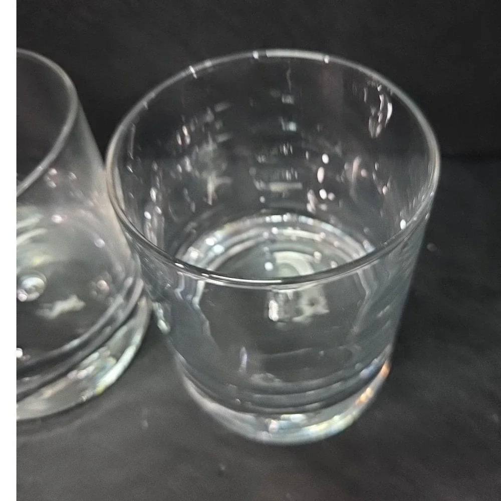 Circleware Crystal Double Old Fashioned Glasses, Set of 2, Vintage Luxor‎ Design